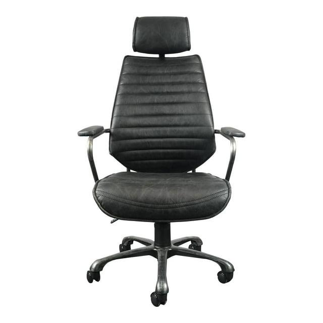 Harbor Leather Swivel Desk Chair