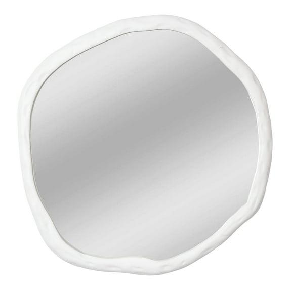 Rogelio Round Mirror - Small / White