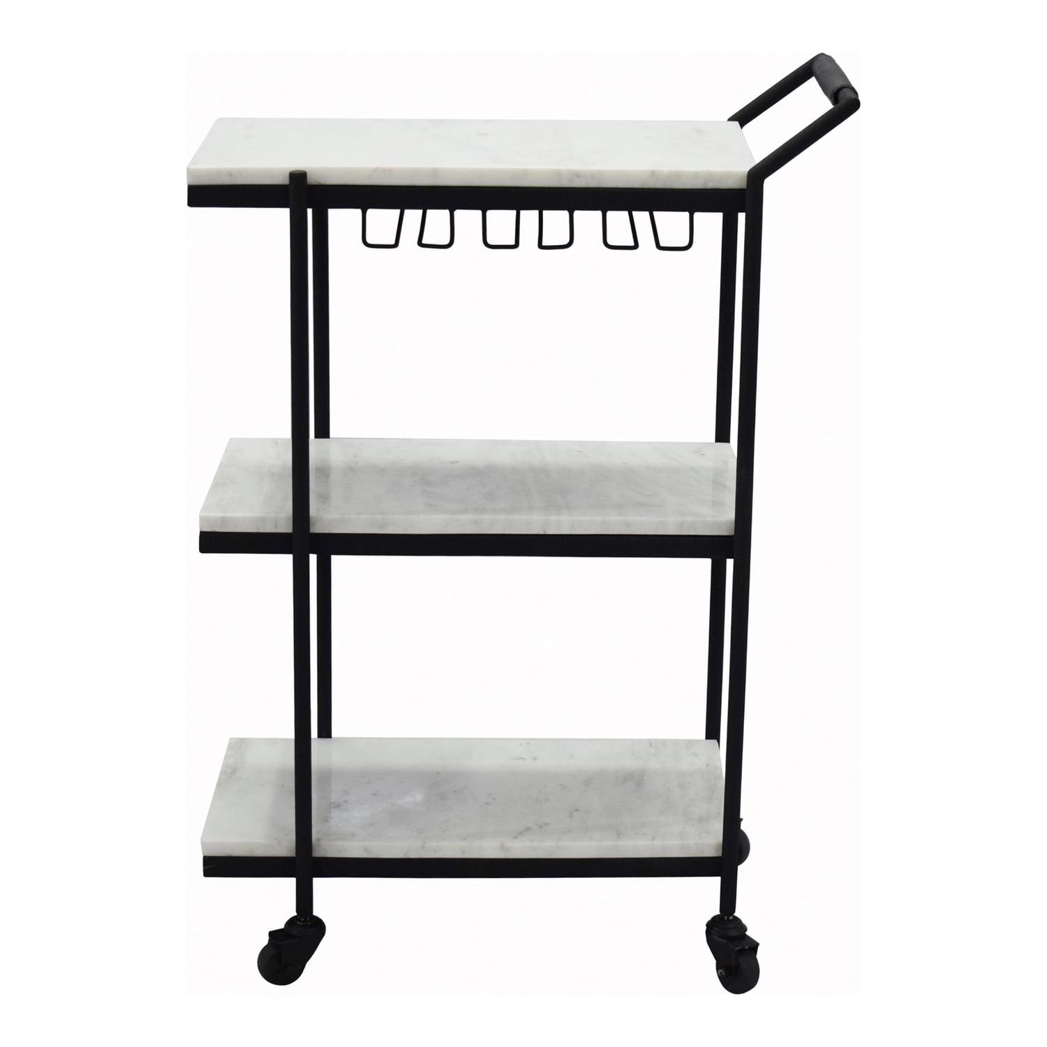 Laval Marble Bar Cart (24")