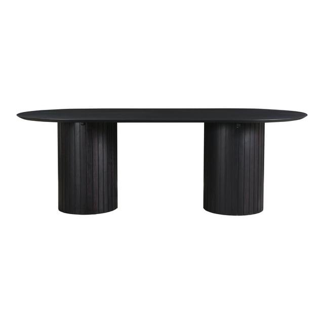 Benedict Oval Dining Table - Black