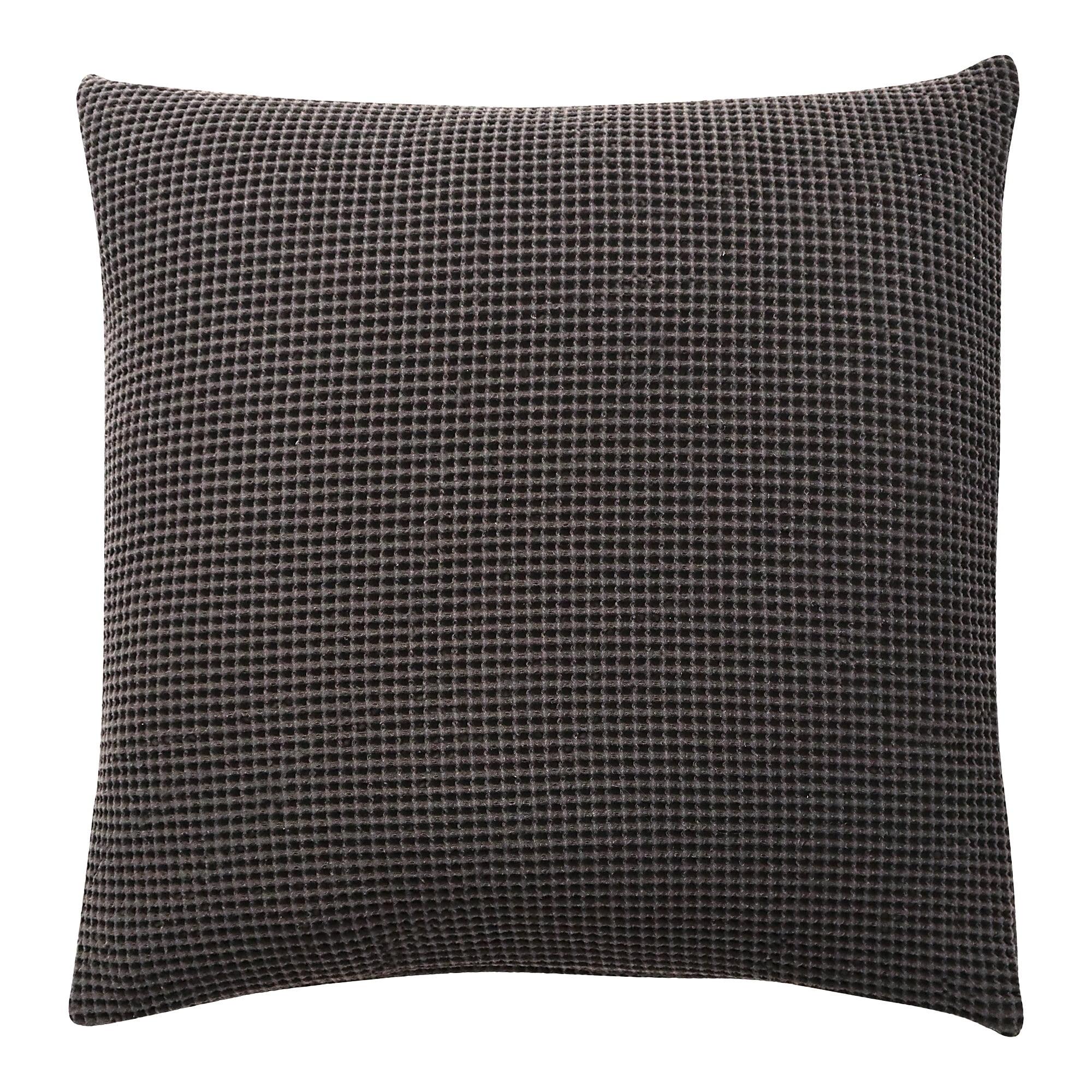 Ria 22'' Black Cotton Transitional Pillow