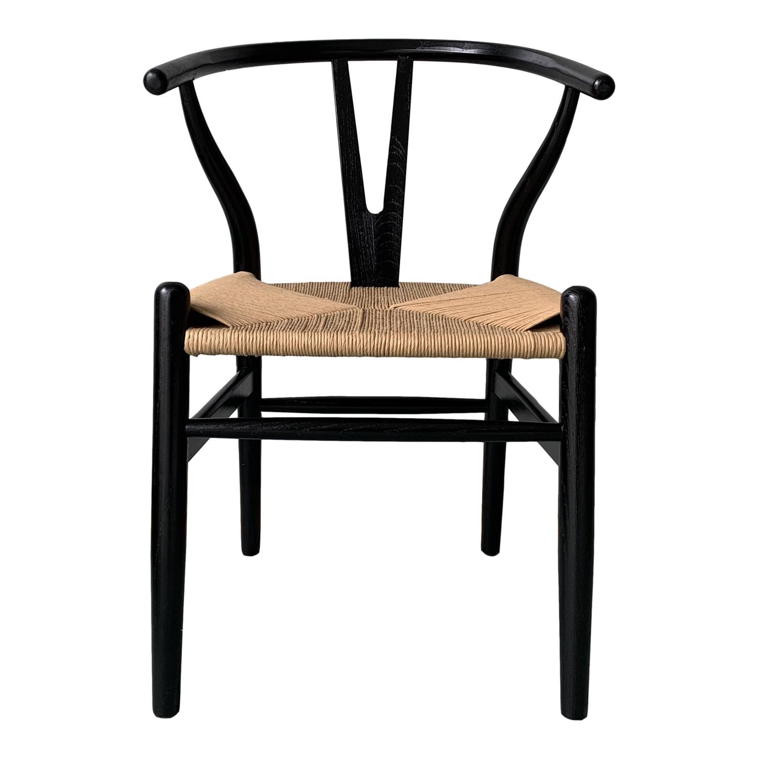 Cylia Dining Chair (Set of 2) - Black and Natural