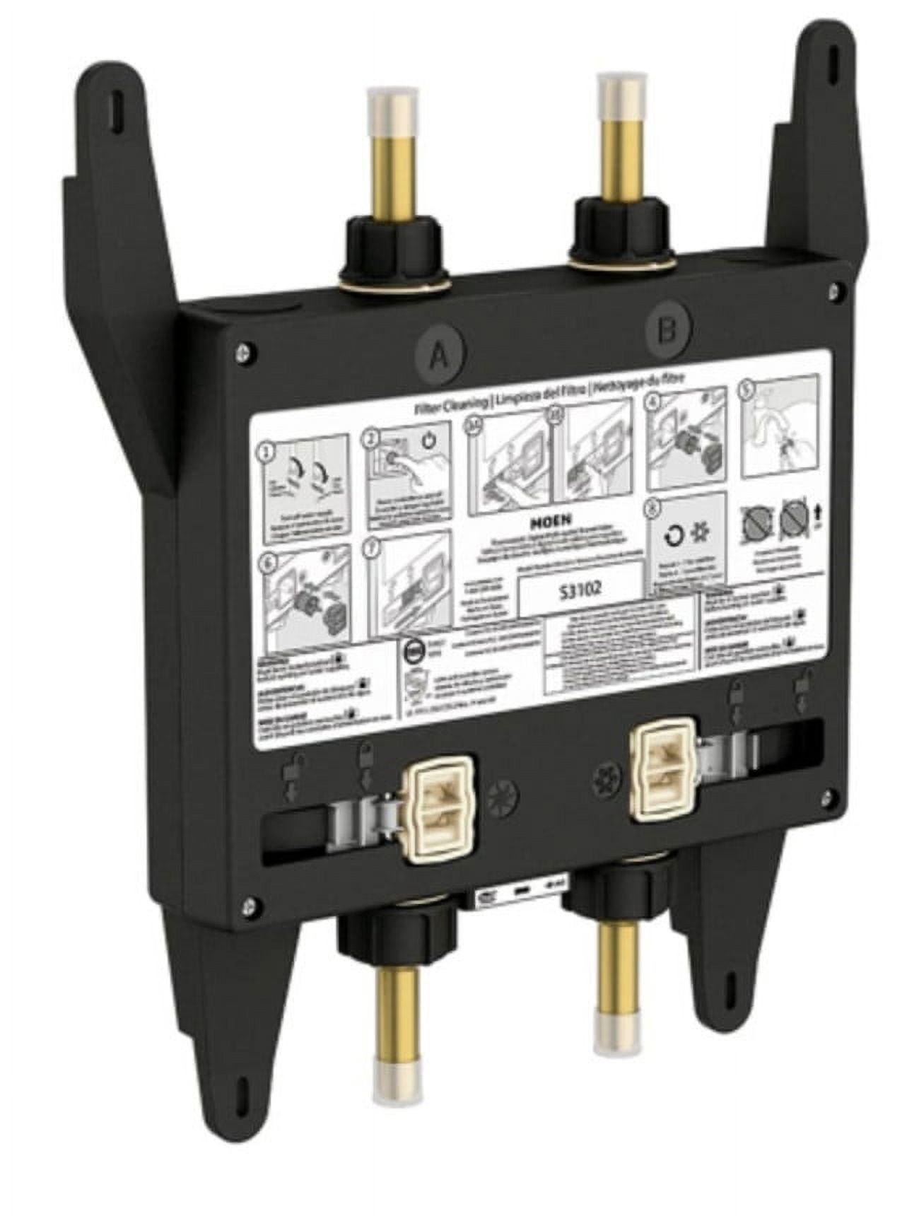 Smart Shower 2-Outlet Digital Thermostatic Shower Valve with 1/2" Connections