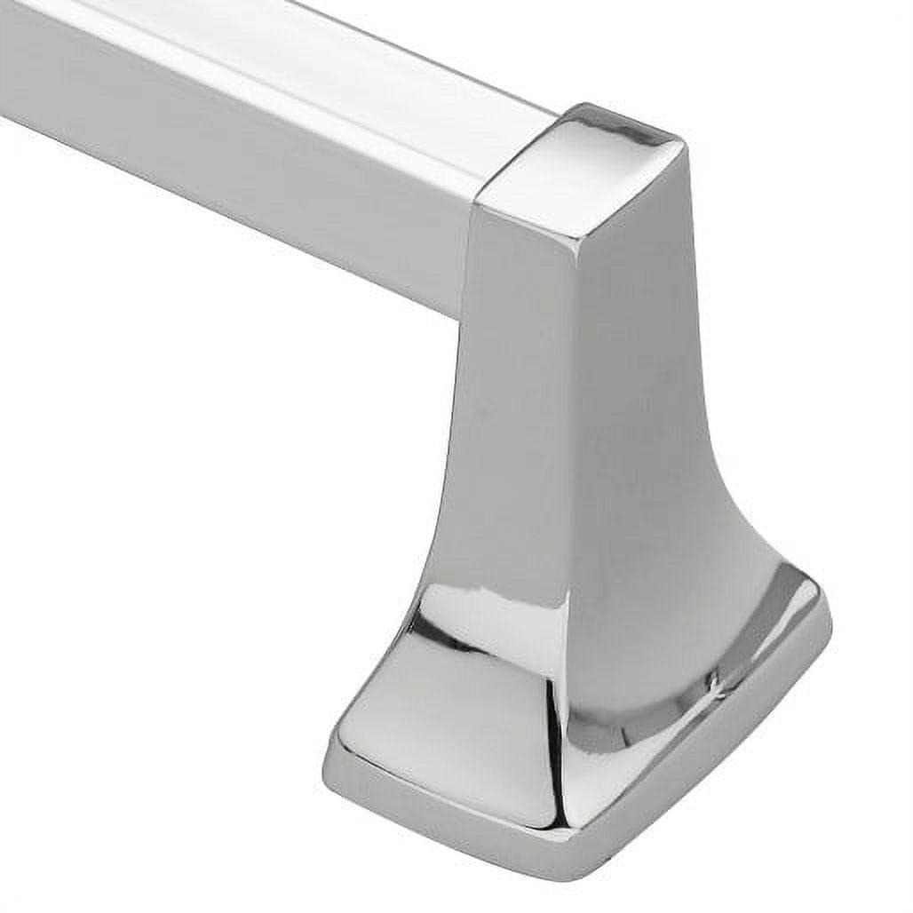 Moen 2230 Towel Bar, 30 in L Rod, Aluminum, Chrome, Surface Mounting