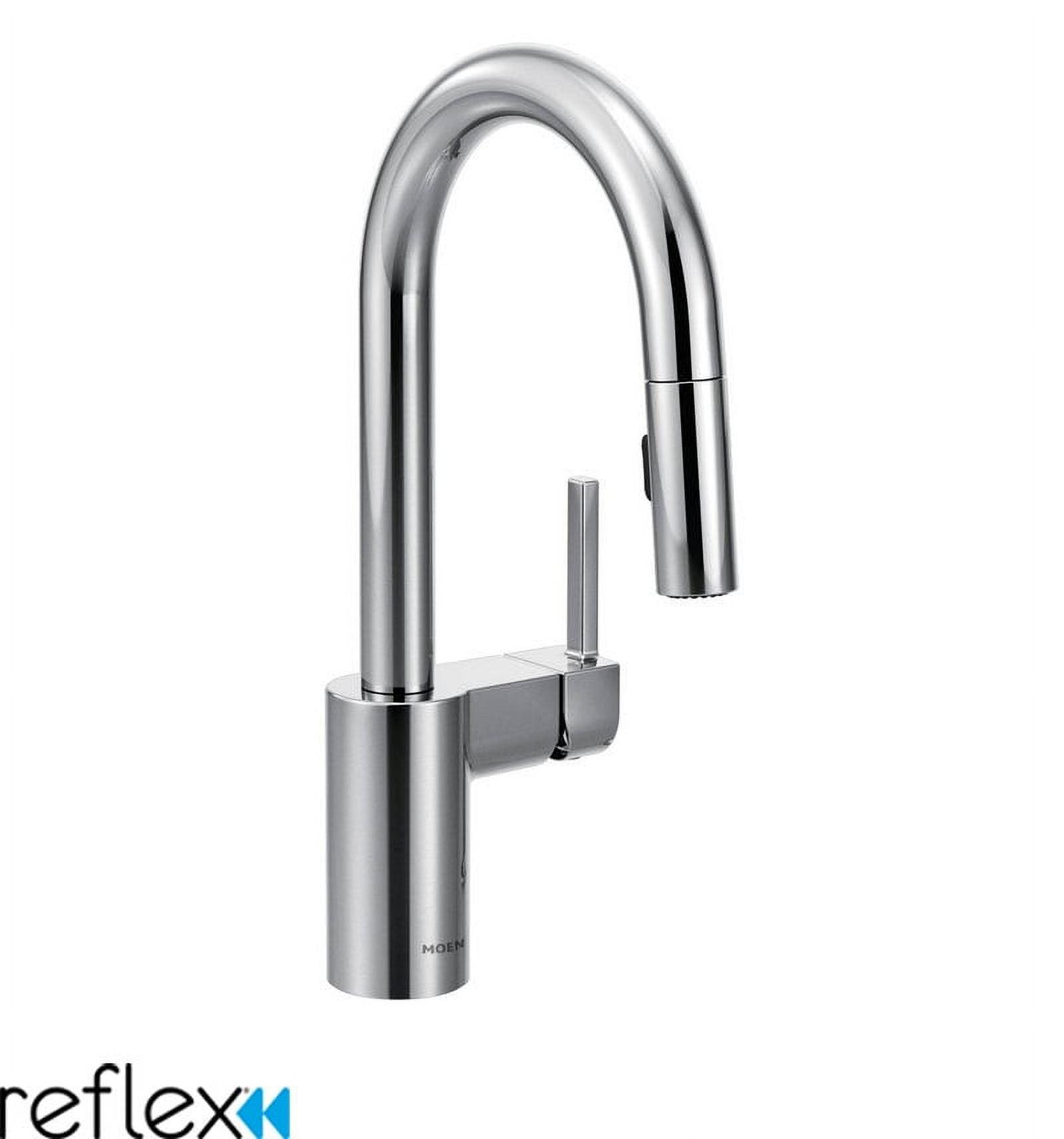 Moen Align One Handle Modern Kitchen Pulldown Faucet with Reflex and Power Clean Technology