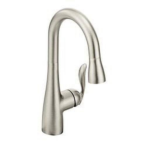 Moen Arbor One Handle High Arc Pulldown Bar Faucet with Reflex Technology