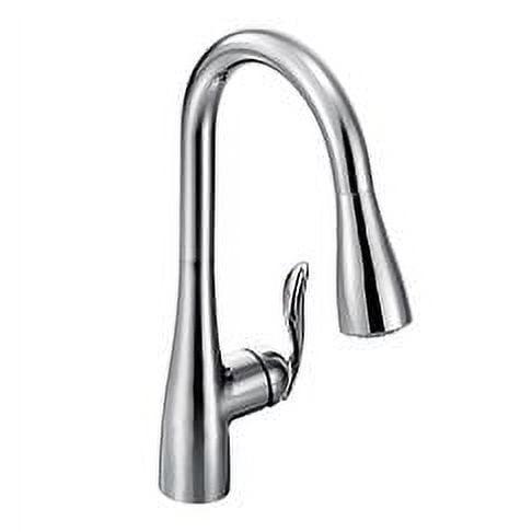 Moen Arbor One Handle Pulldown Kitchen Faucet Featuring Power Boost and Reflex