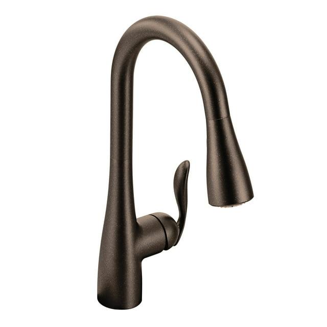 Moen Arbor One Handle High Arc Pulldown Bar Faucet with Reflex Technology