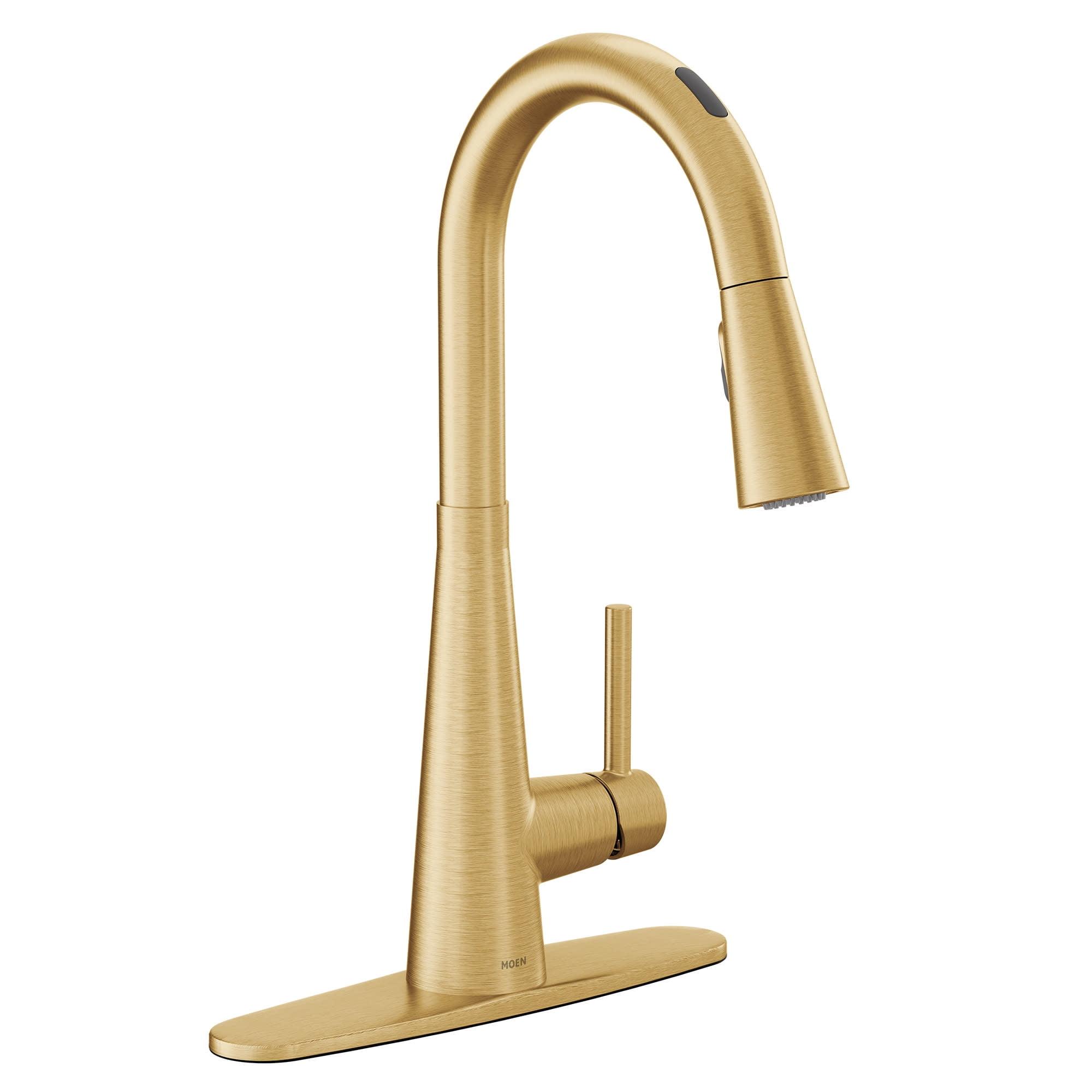 Sleek Smart Touchless Single Handle Kitchen Faucet with Power Clean