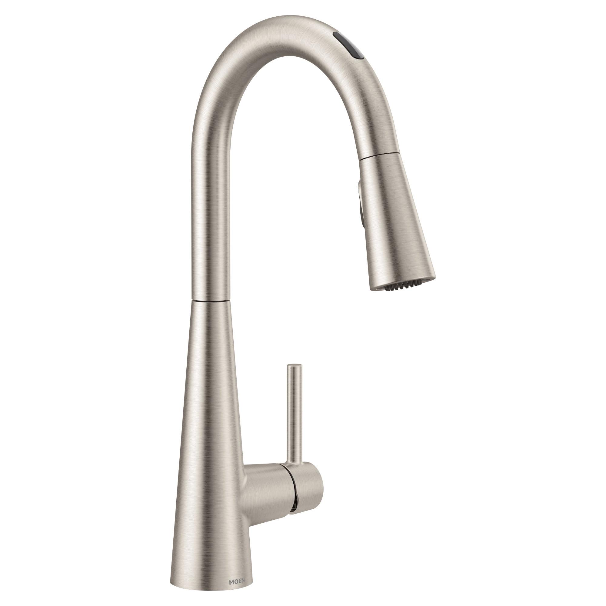 Stainless Steel Touchless Pull-Down Kitchen Faucet with Spray