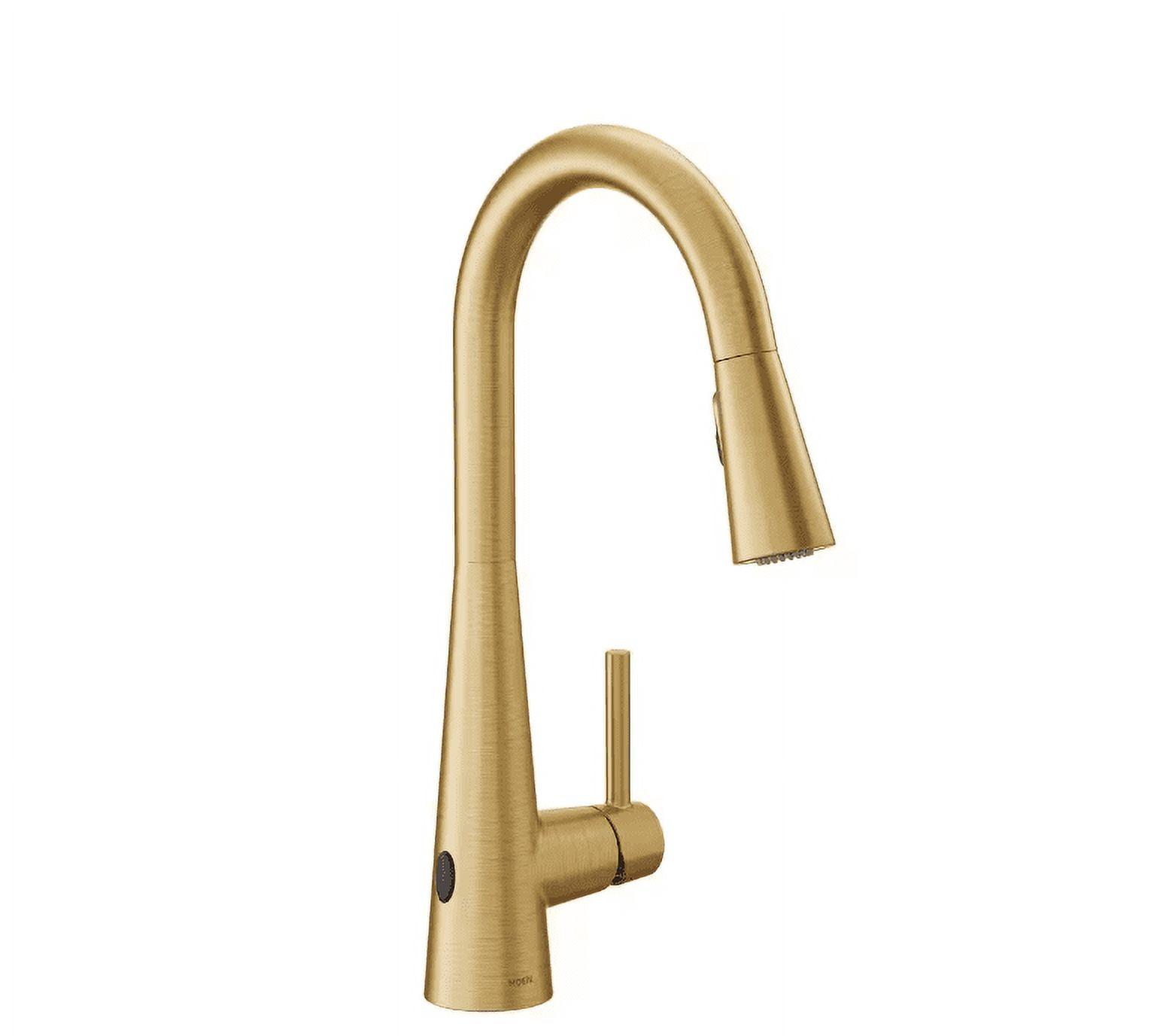 Moen Sleek MotionSense Wave Single Handle Pulldown Kitchen Faucet with Power Clean Technology