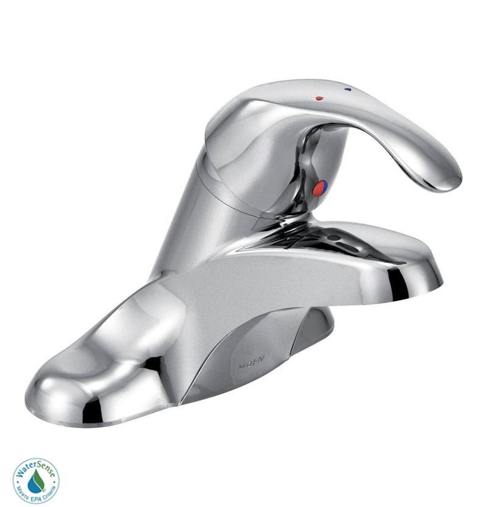 Chrome Single Handle Centerset Bathroom Faucet