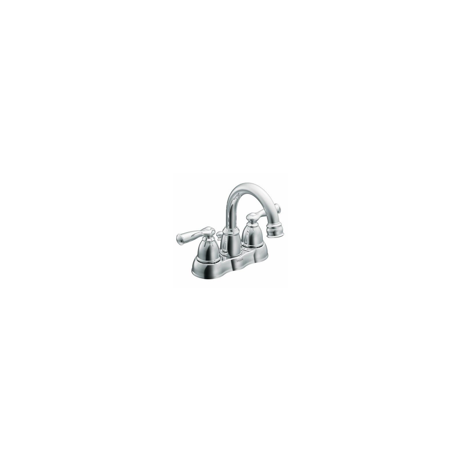 Elegant Chrome High Arc 2-Handle Centerset Bathroom Faucet