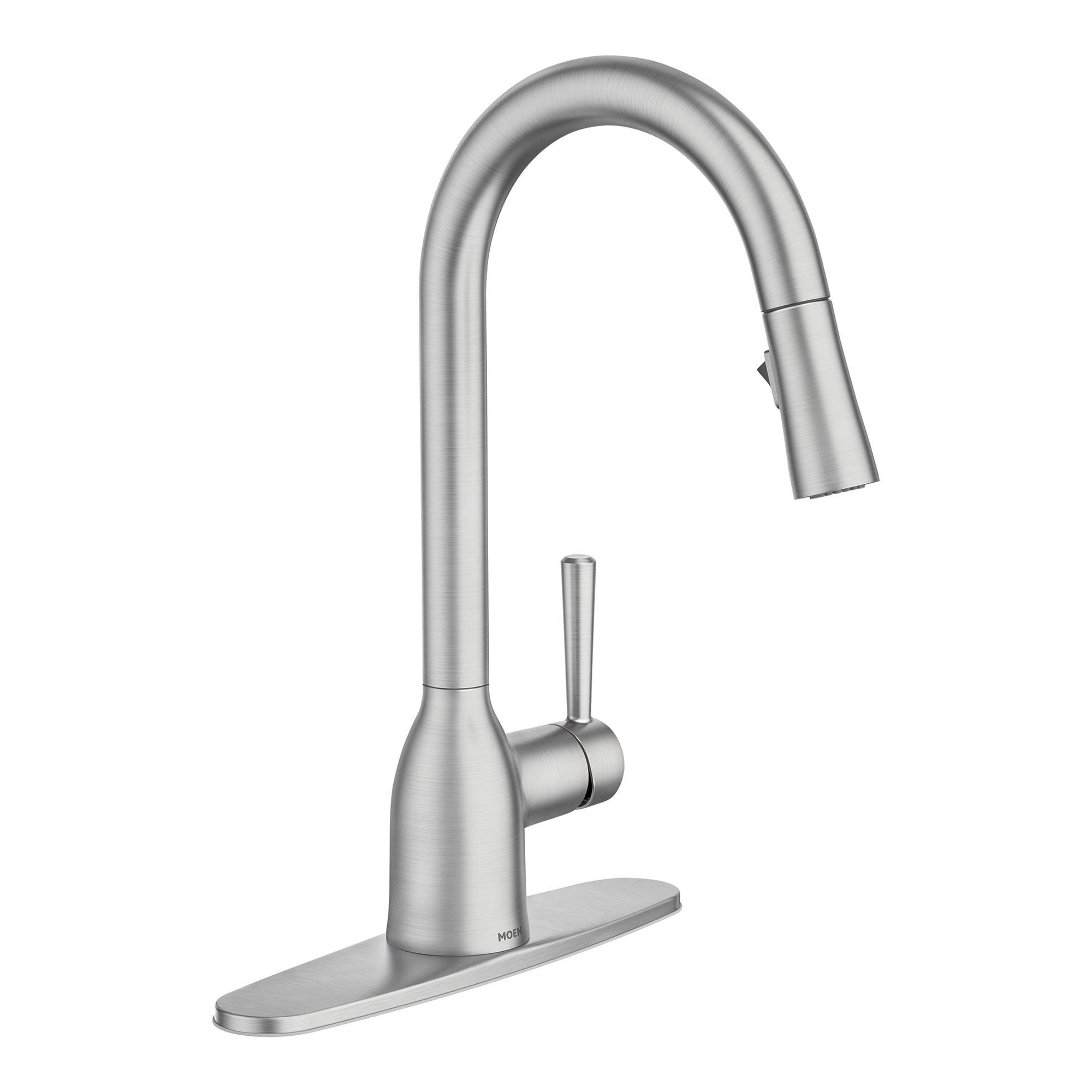 Adler Pull Down Single Handle Kitchen Faucet with Accessories