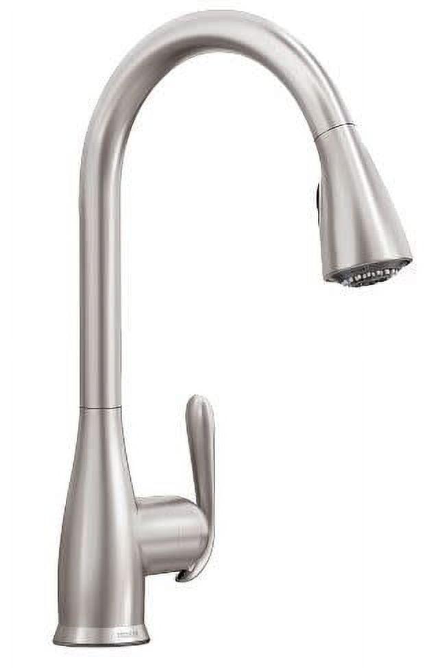 Haysfield Spot Resist Stainless High Arc Pulldown Kitchen Faucet