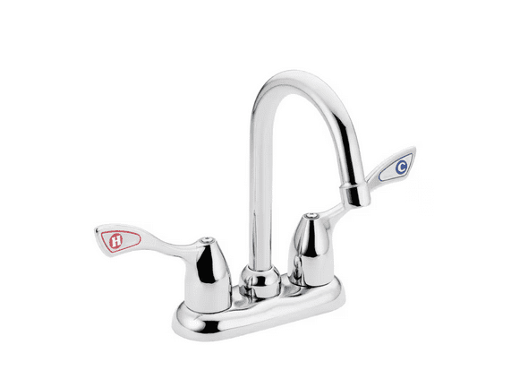 Chrome 8 7/8" Commercial Bar/Prep Faucet with Double Handles