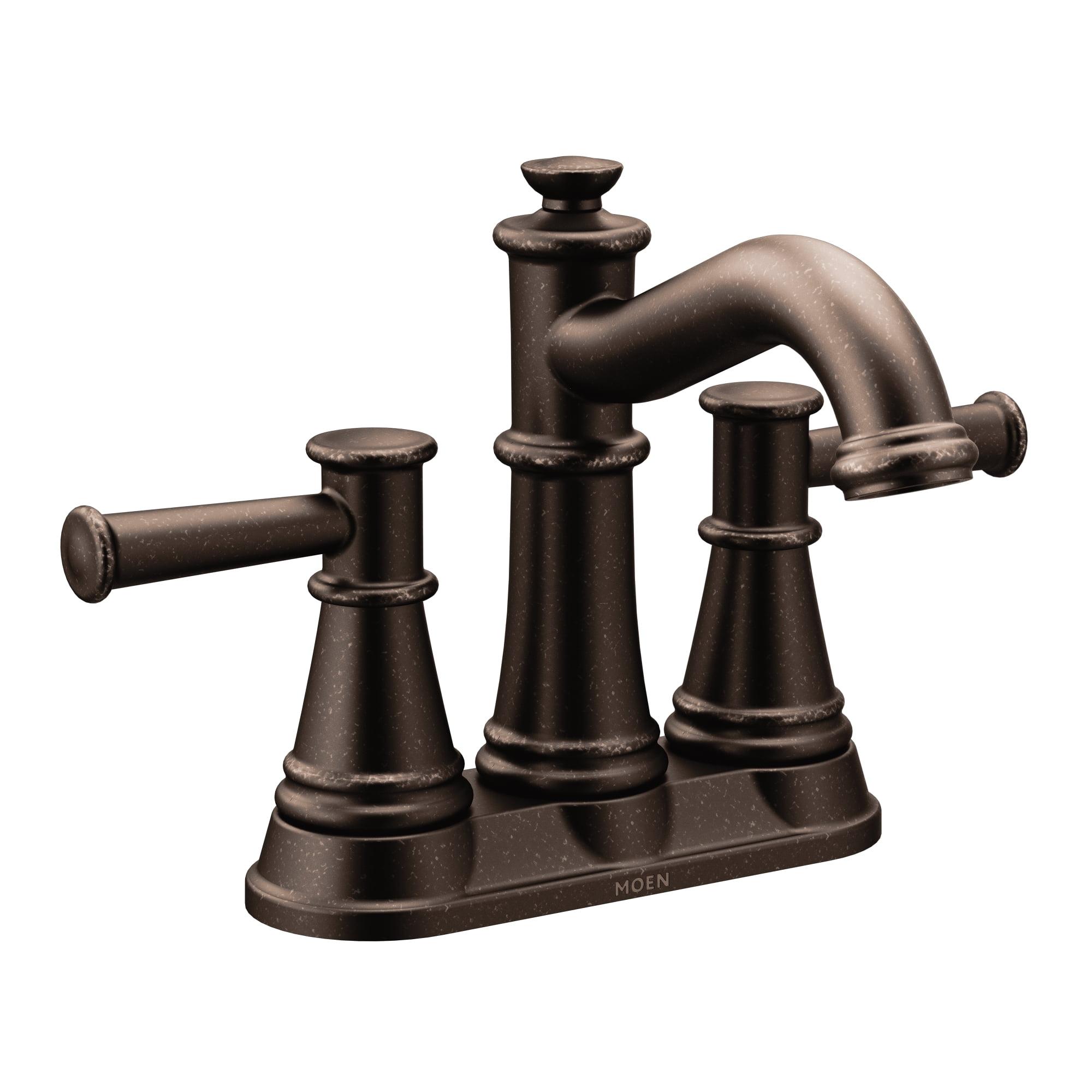 Moen 6401ORB Belfield Two-Handle Centerset Bathroom Faucet in Oil Rubbed Bronze