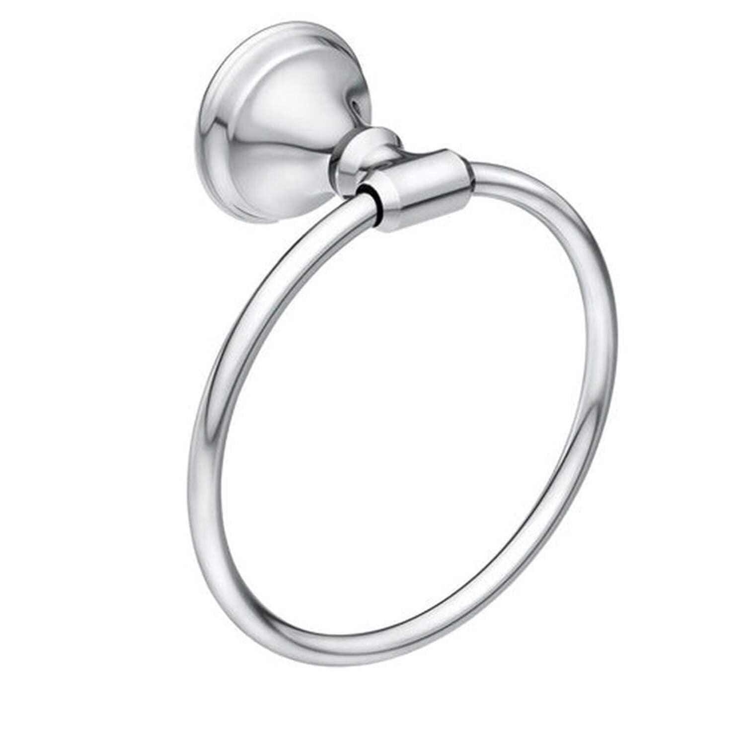 Jansen Chrome Wall Mounted Towel Ring