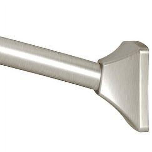 Moen 60-Inch to 72-Inch Permanent Mount Adjustable Curved Shower Rod