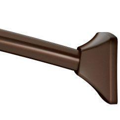 Moen 60-Inch to 72-Inch Permanent Mount Adjustable Curved Shower Rod