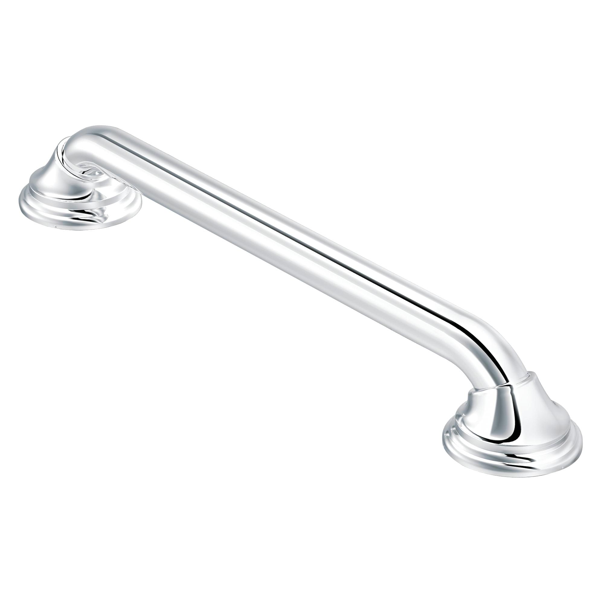 Chrome 16-Inch Stainless Steel Wall Mount Grab Bar