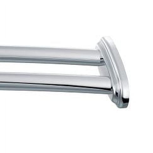 60" Adjustable Curved Shower Curtain Rod