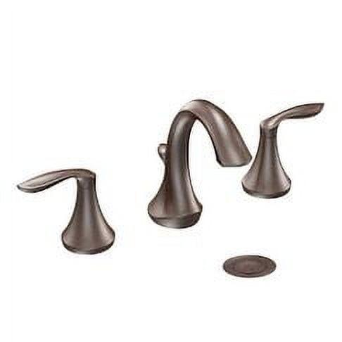 Eva Distressed Bronze 6" Modern Widespread Bathroom Faucet