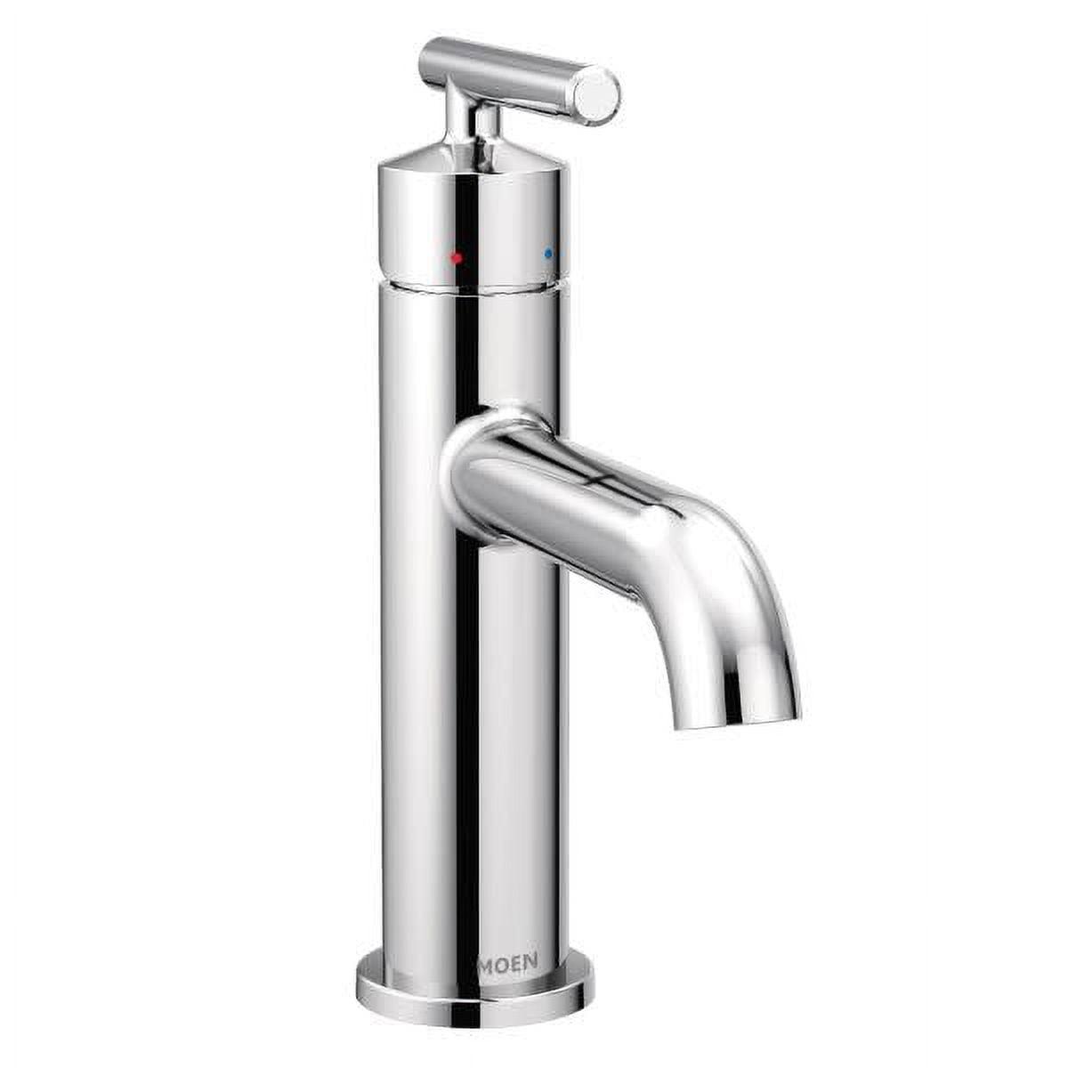 Sleek Modern Chrome Single-Handle 8'' Bathroom Faucet