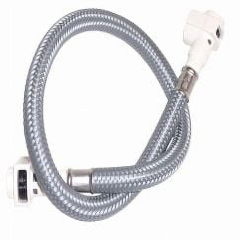 Chrome Flexible Kitchen Faucet Replacement Hose Kit