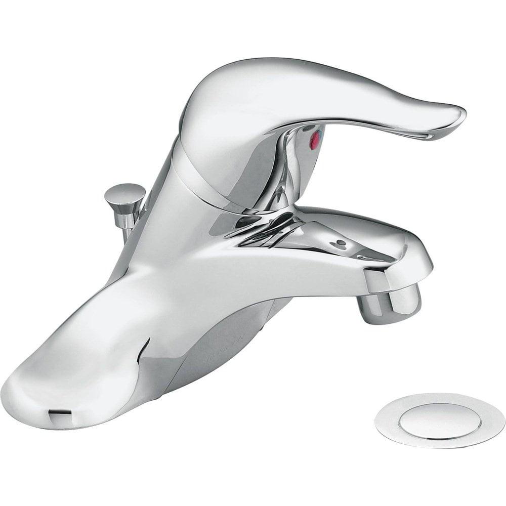 Chateau Basic Chrome Single Handle Low Arc Bathroom Faucet