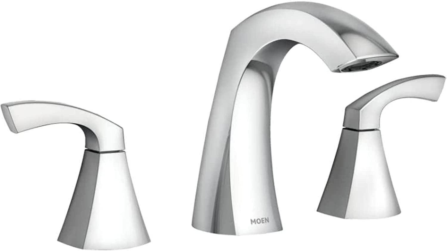 Moen Lindor Chrome Widespread Bathroom Sink Faucet 8 - 16 in.