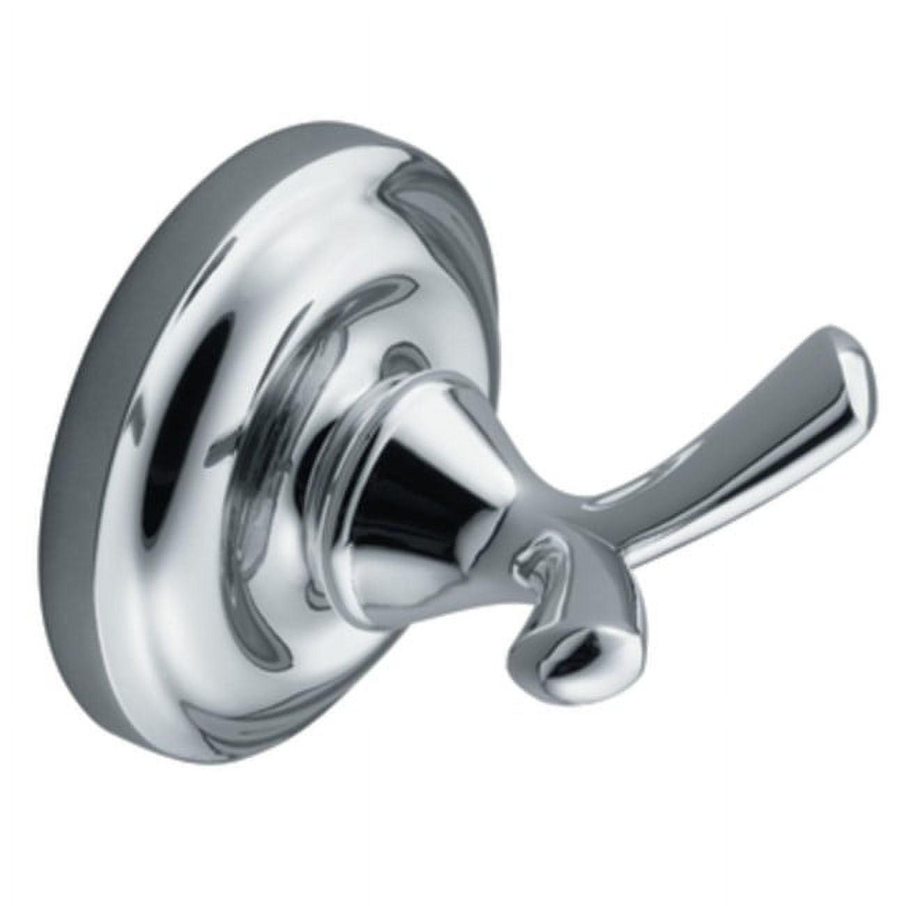 Moen Chrome Double Robe Hook with Mirror Finish