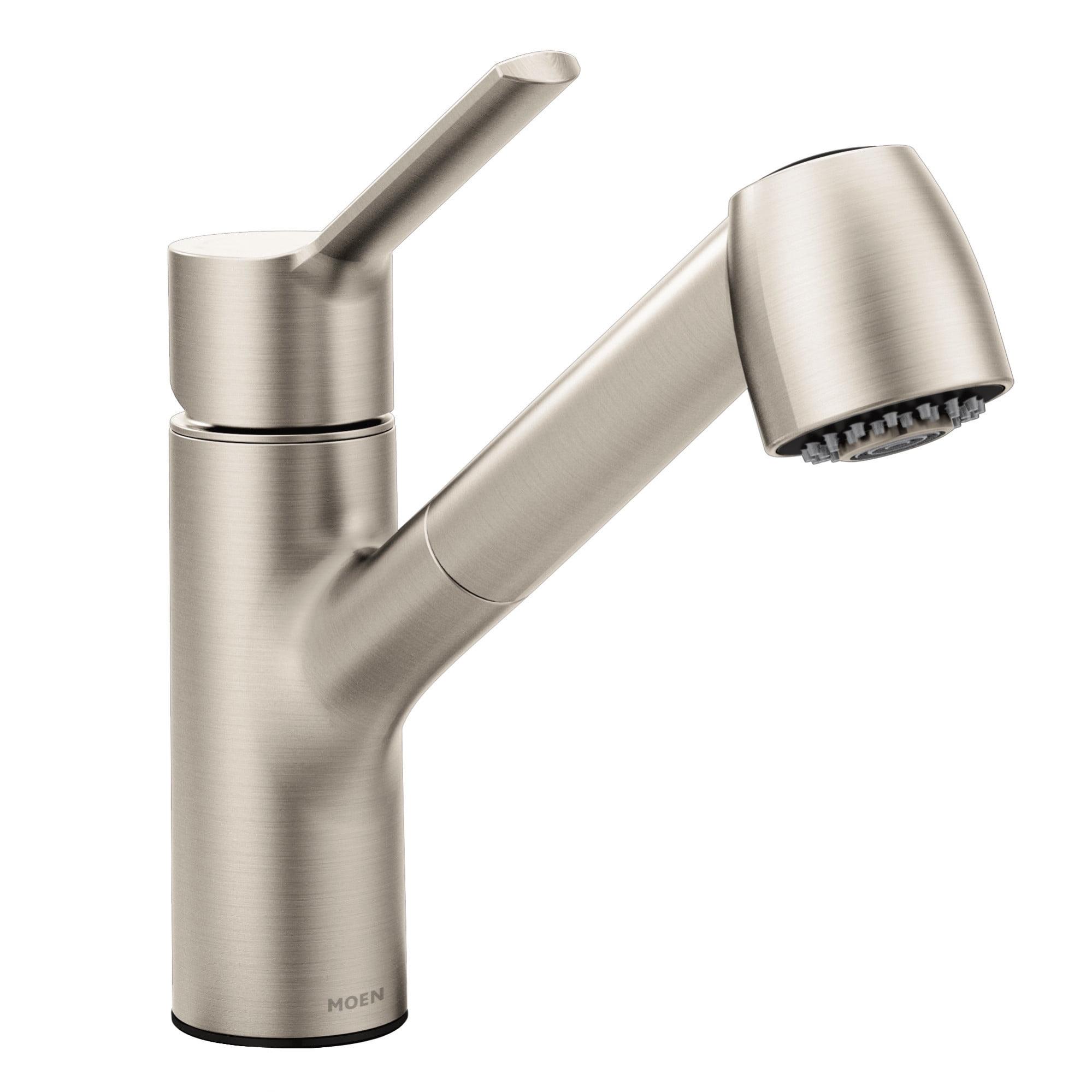 Method Pull Out Single Handle Kitchen Faucet with Power Clean and Duralock