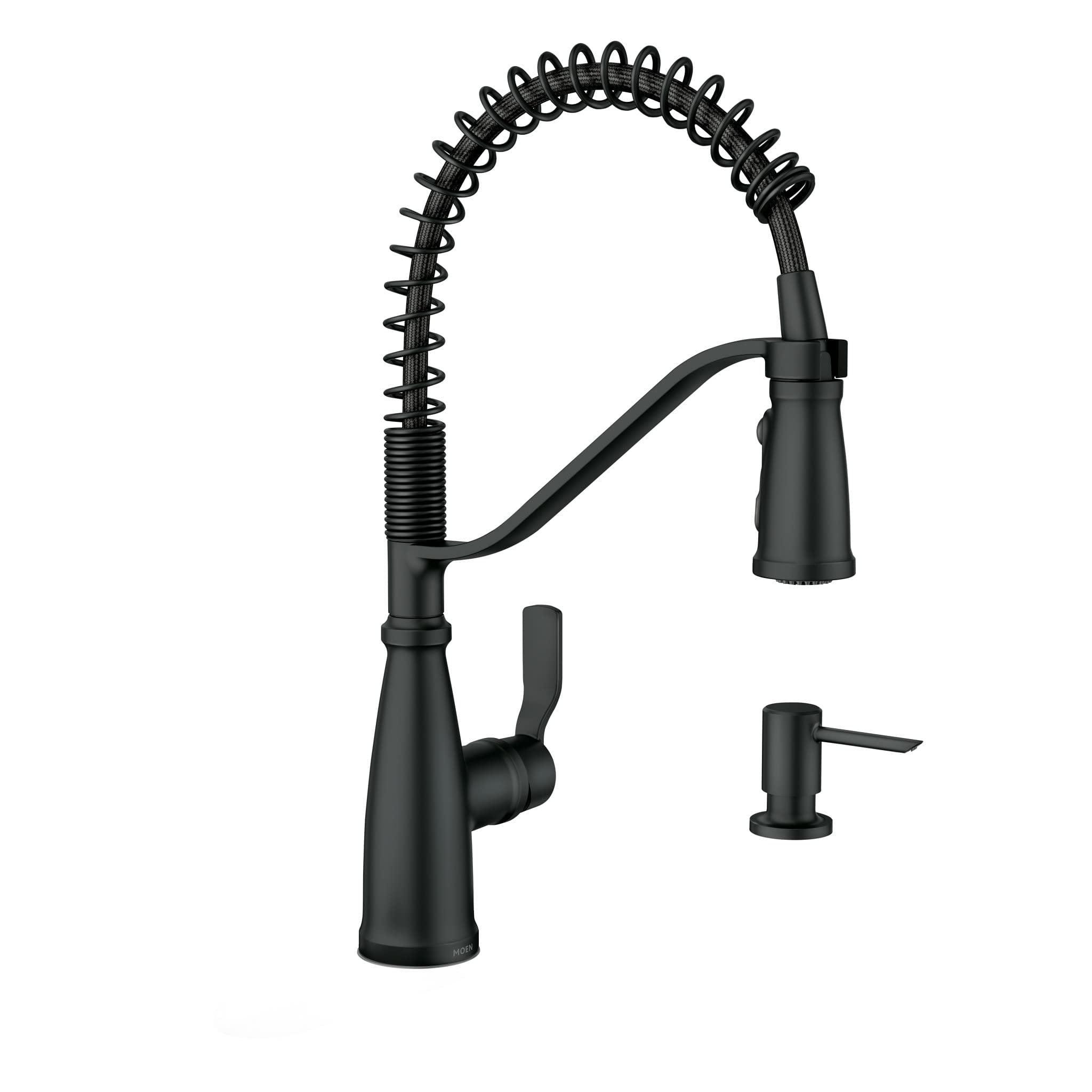 Moen Nolia Single Handle Pre-Rinse Spring Pulldown Kitchen Faucet