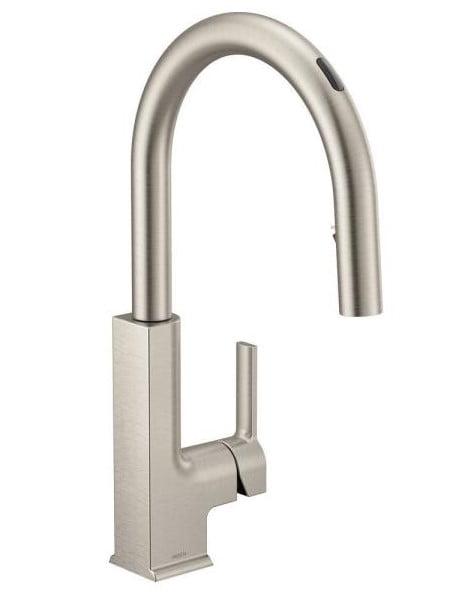 Moen STo Smart Touchless Single Handle Kitchen Faucet with Wave and Accessories S72308EVSRS