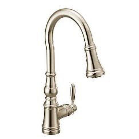 Weymouth One-Handle Pull Down Single Handle Kitchen Faucet with Power Boost