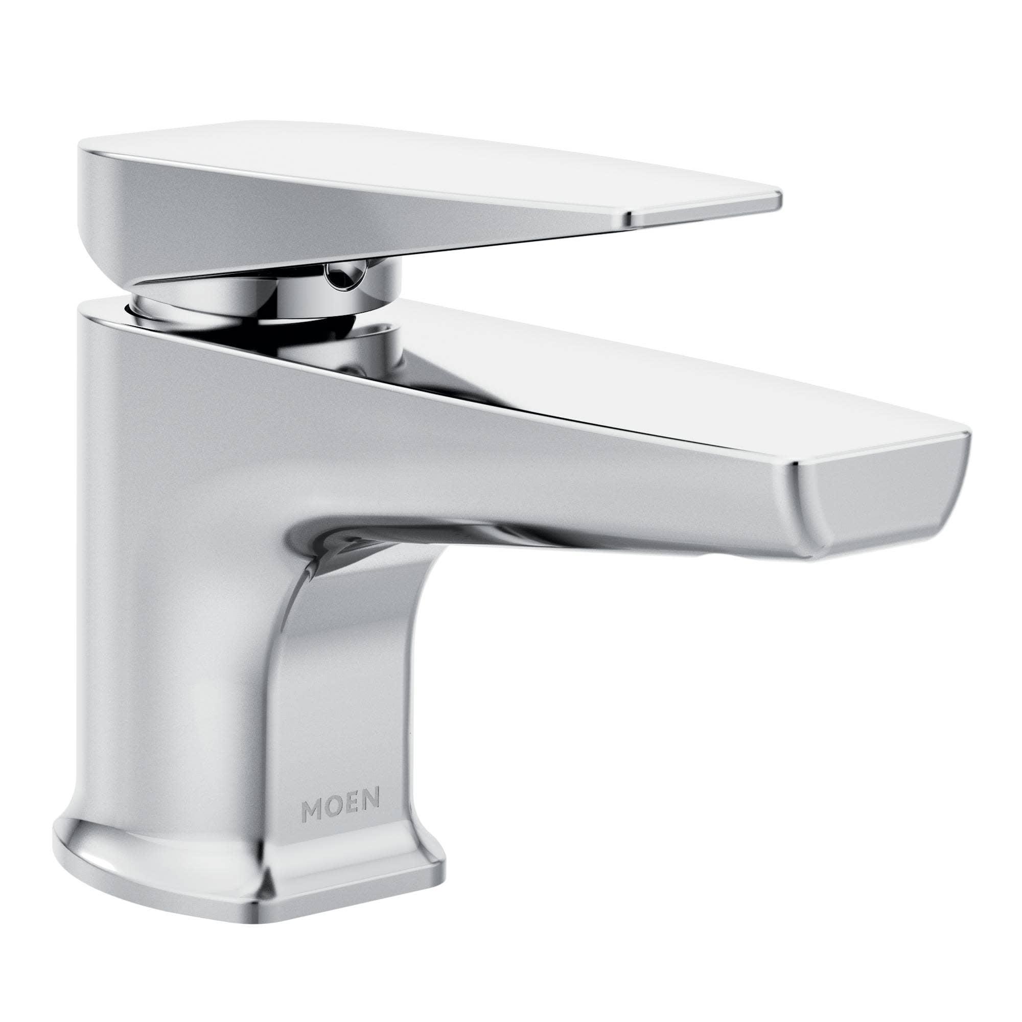 Chrome Modern Single Handle Bathroom Faucet