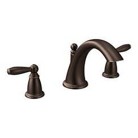 Distressed Bronze Classic Widespread Deck Mounted Faucet