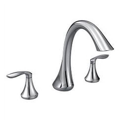 Eva Double Handle Deck Mounted Roman Tub Faucet Trim