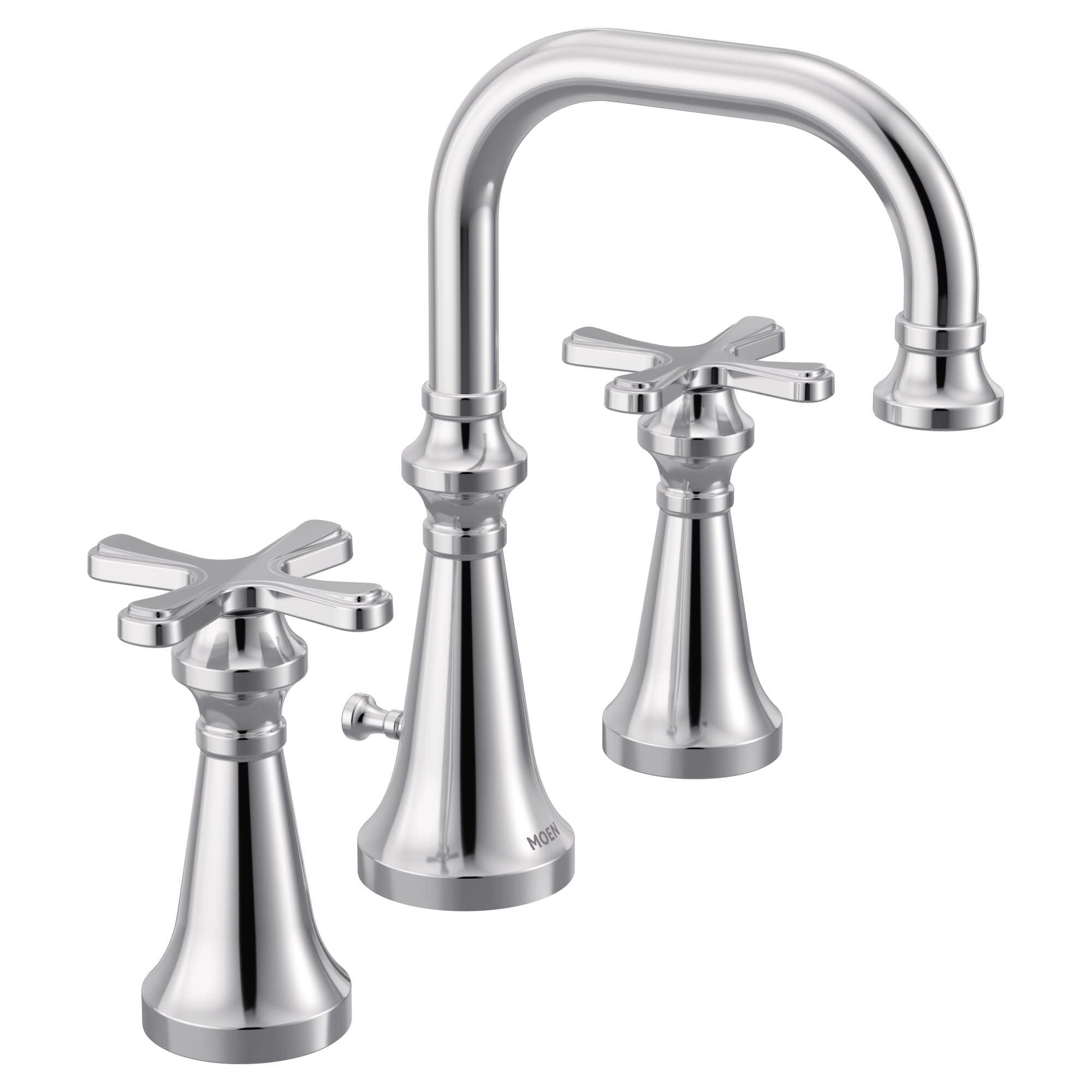 Colinet Classic Chrome Dual-Handle Widespread Bathroom Faucet