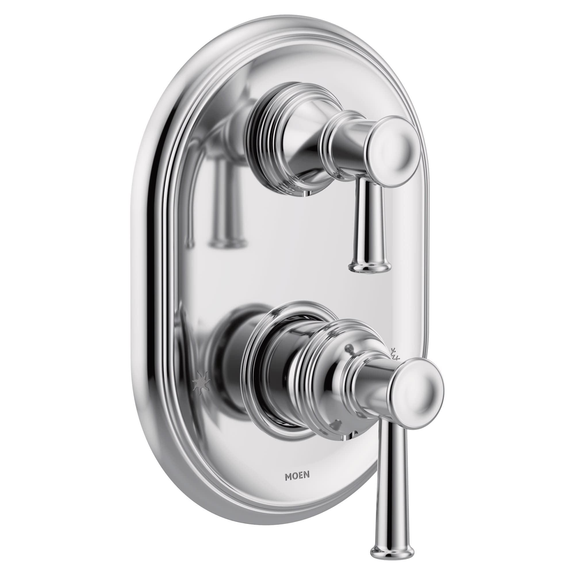 Belfield M-CORE 3-Series 2-Handle Shower Trim With Integrated Transfer Valve, Valve Required