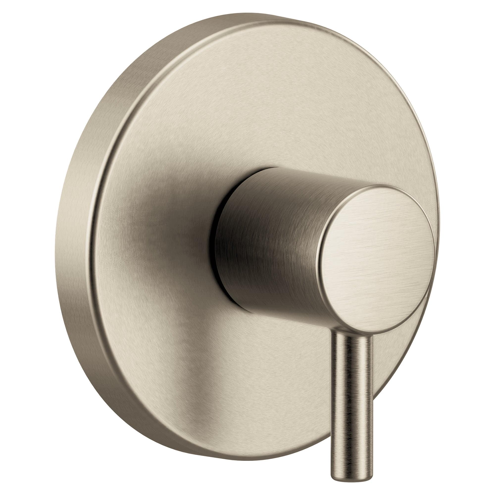 Brushed Nickel Modern Lever Shower Trim Kit