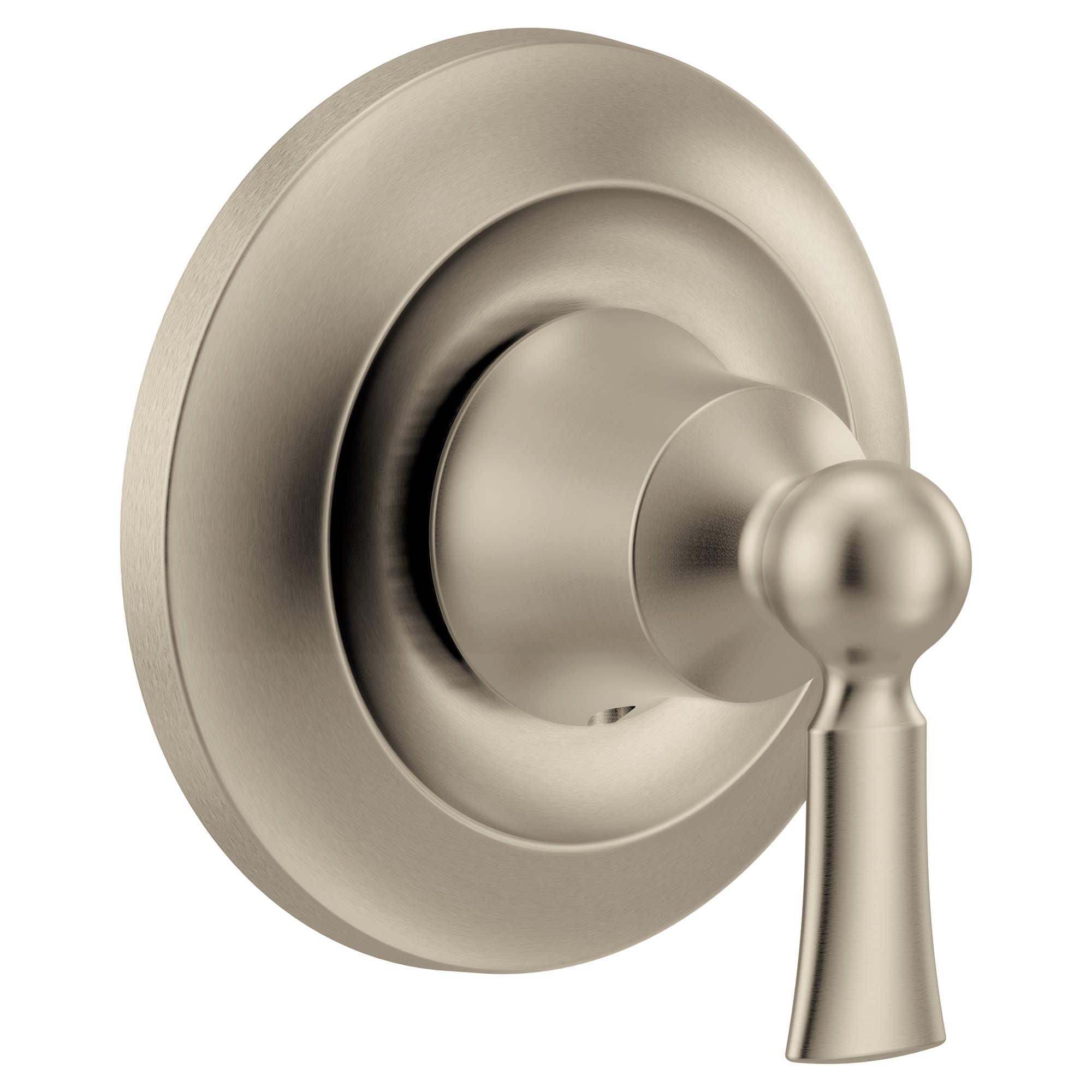Classic Distressed Bronze Lever Shower Trim with Brushed Finish