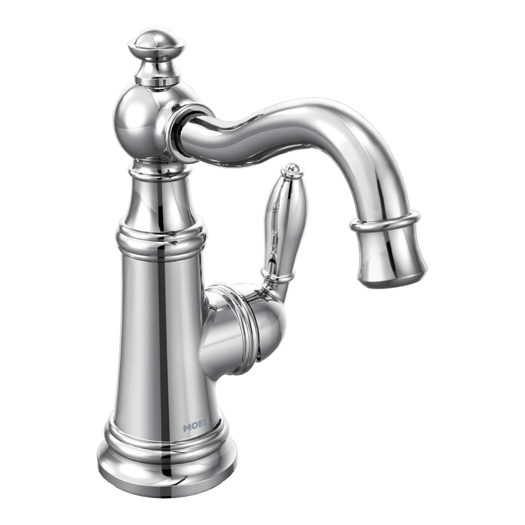 Weymouth Single Hole Bathroom Faucet With Drain Assembly