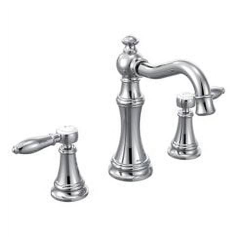 Moen Weymouth Two-Handle Widespread Bathroom Faucet Trim Kit, Valve Required