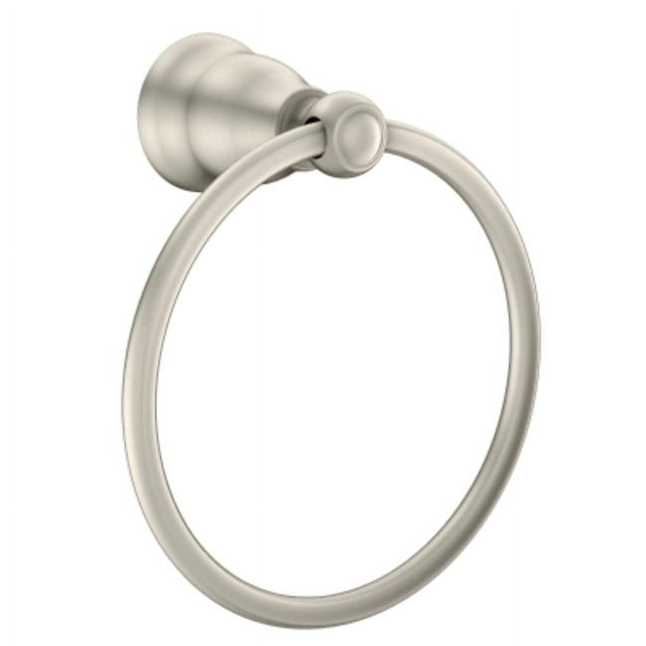 Traditional Brushed Nickel Wall Mounted Towel Ring