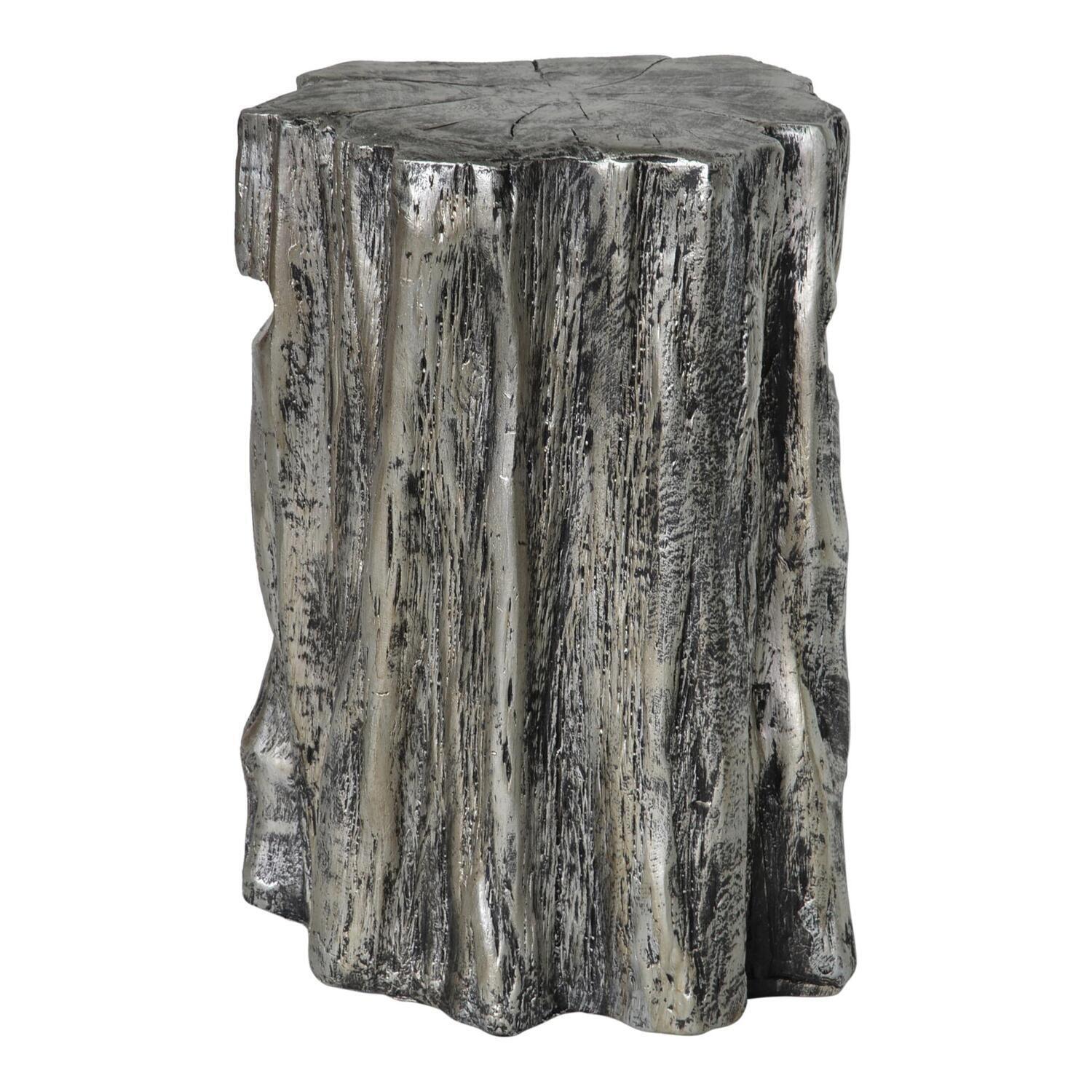 Moes Home Collection Mj-1033 Trunk 19.25" Tall Magnesium Accent Stool