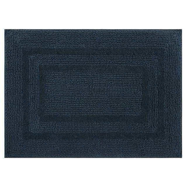 Mohawk Alfombra de Baño de Algodón Suave Absorbente de Secado Rápido Lavable a Máquina Alfombra de Baño, Crepúsculo, 21" x 34"