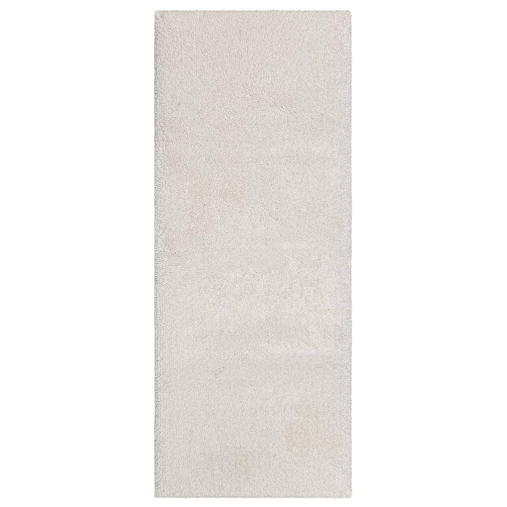 Mohawk Home Classic Cotton Plush Stain/Fade Resistant Non-Slip Washable Bath Mat, White, 2' X 5'
