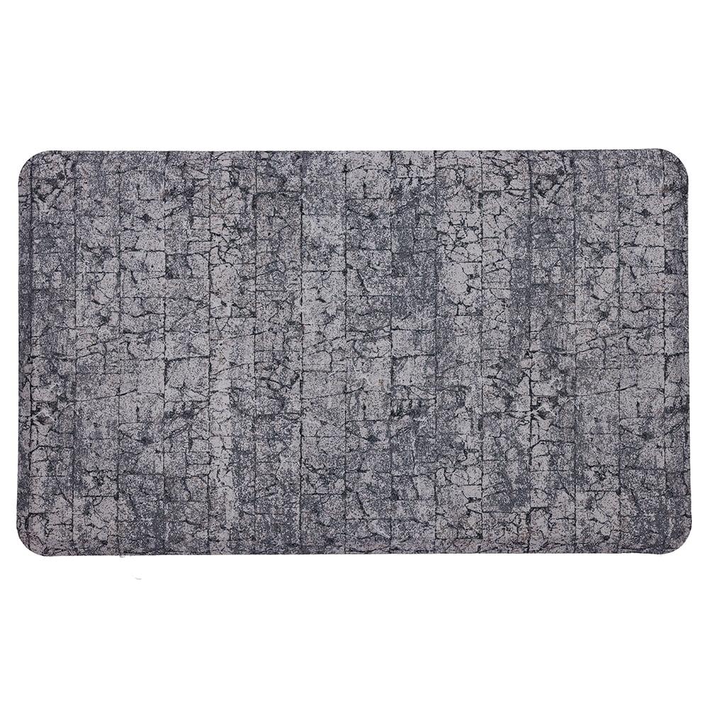 Mohawk Home Dri-Pro Cushion Kitchen Mat, Salten ,Grey, 1' 6" X 2' 6"